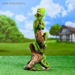 Садовая фигура «Хамелеон на ветке» - Фото 3