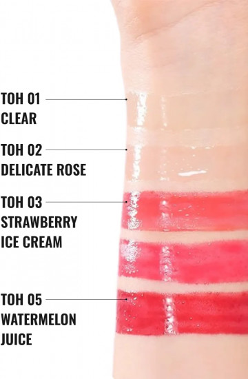 Тинт-масло для губ с маслом жожоба и витамином Е, тон 03 Strawberry Ice Cream