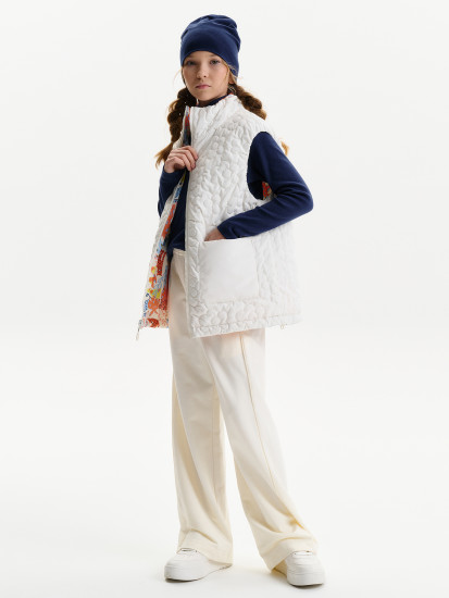 Жилет для девочек двусторонний