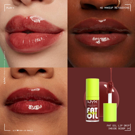 Масло-блеск для губ «Fat Oil Lip Drip» тон 14 Inside Scoop