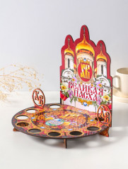 Подставка для кулича и 9 яиц «Белый храм» - Фото 3