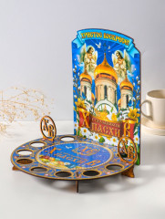 Подставка для кулича и 9 яиц «Храм» - Фото 3