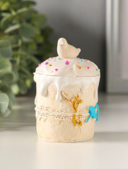 Шкатулка для украшений с крышкой «Кулич пасхальный» - Фото 1