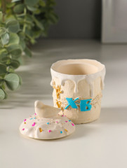 Шкатулка для украшений с крышкой «Кулич пасхальный» - Фото 4