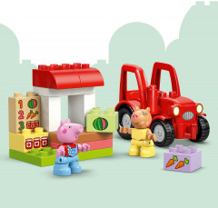Конструктор Duplo 10468 Трактор и рынок Свинки Пеппы. Tractor and Market - Фото 5