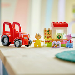Конструктор Duplo 10468 Трактор и рынок Свинки Пеппы. Tractor and Market - Фото 6