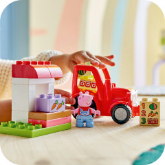 Конструктор Duplo 10468 Трактор и рынок Свинки Пеппы. Tractor and Market - Фото 11