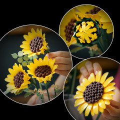 Конструктор Botanicals 11502 Букет подсолнухов. Sunflower Bouquet - Фото 7