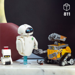Конструктор Disney 43279 Валли и Ева. Wall-E and Eve - Фото 5