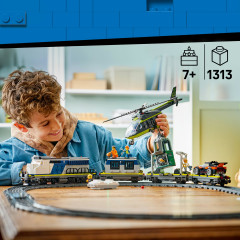 Конструктор City 60508 Ограбление полицейского поезда. Police Train Heist - Фото 5