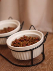 Двойная миска на подставке - Фото 3