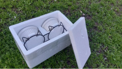 Двойная миска на подставке - Фото 4