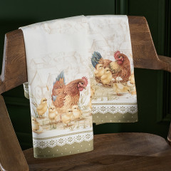 Набор полотенец «Золотая курочка» - Фото 4
