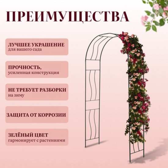 Арка садовая