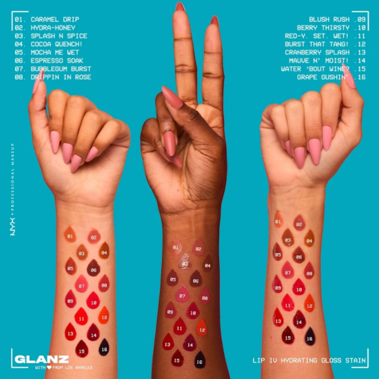 Блеск-тинт для губ увлажняющий «Hydrating Gloss Stain», тон 02 Hydra Honey