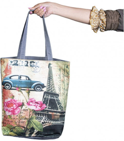 Сумка-шопер женская «Парижский винтаж»
