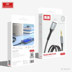 Кабель AUX ET-AUX74 Jack 3.5mm (M) - Lightning (M) - Фото 1