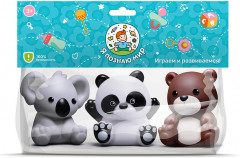Набор игрушек для купания «Пандочка, мишка и коала» - Фото 5