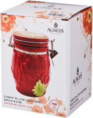 Банка для сыпучих продуктов «Маковый цвет» - Фото 1