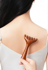 Деревянный массажер для головы, шеи и спины - Фото 3