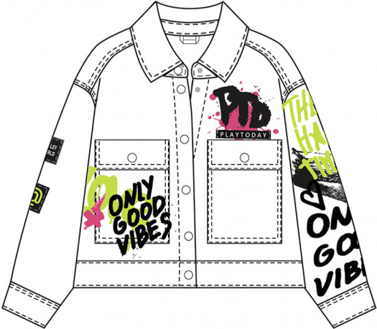 Куртка джинсовая для девочек