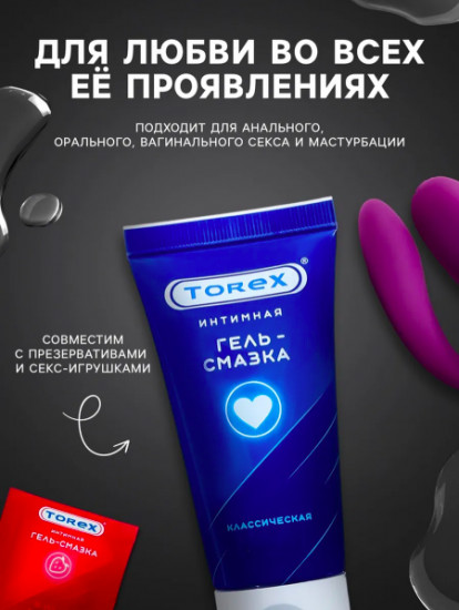 Интимная гель смазка «Классическая»
