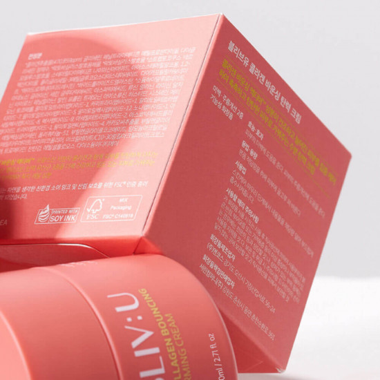 Коллагеновый крем для упругости кожи с пептидами «Collagen Bouncing Firming Cream»
