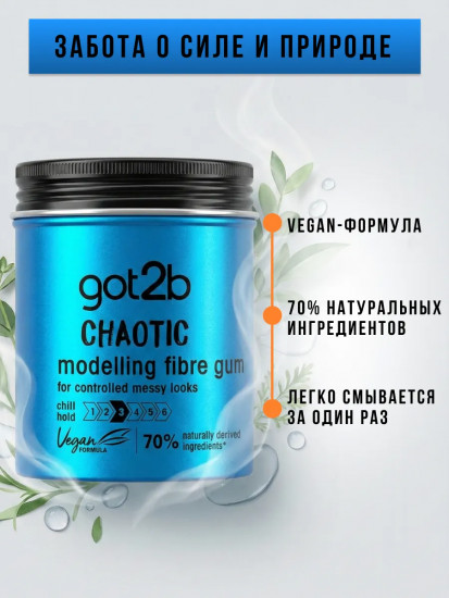 Моделирующая паста для укладки волос «Modelling Fibre Gum»