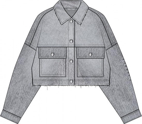 Куртка джинсовая для девочек