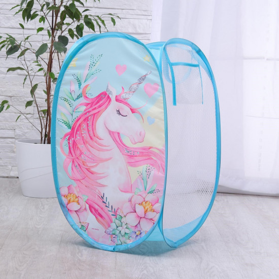 Корзина для хранения игрушек «Единорог»