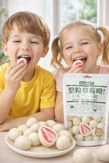 Хрустящая клубника в шоколаде