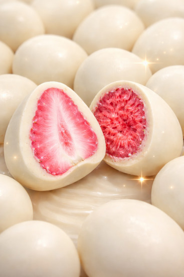 Хрустящая клубника в шоколаде