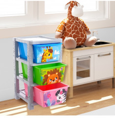 Комод пластиковый детский «Весёлый зоопарк» - Фото 4