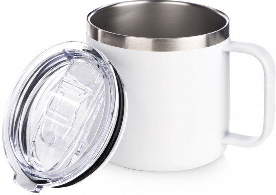 Кружка стальная с крышкой слайдером «Alaska»