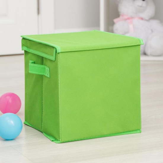 Короб стеллажный для хранения с крышкой «Обезьянка»