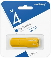 USB-накопитель 4GB Clue Yellow - Фото 1