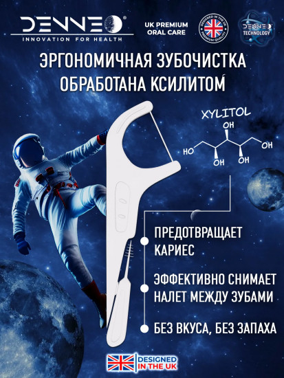 Зубная нить с ионами серебра «Triple Dental System 3 в 1»