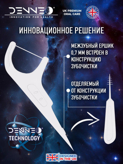 Зубная нить с ионами серебра «Triple Dental System 3 в 1»