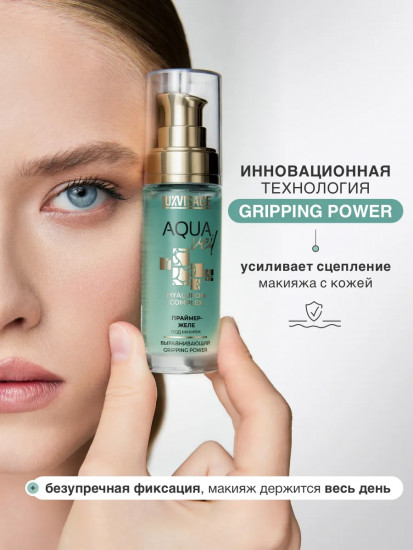 Праймер-желе под макияж выравнивающий «Hyaluron Complex Gripping Power»