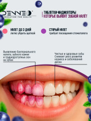 Индикатор зубного налёта со вкусом черники для детей - Фото 1