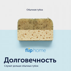 Набор губок для мытья посуды - Фото 4