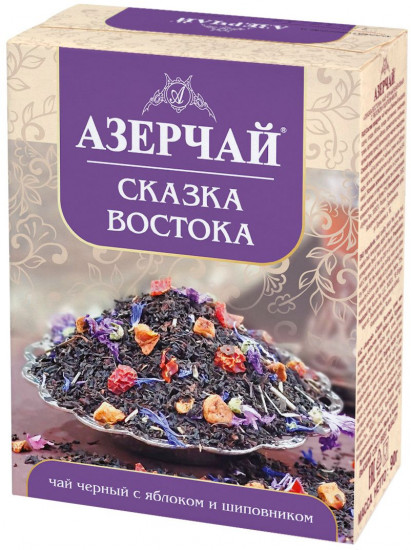 Чай черный листовой с яблоком и шиповником «Сказка Востока»