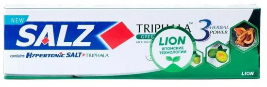 Зубная паста с гипертонической солью и трифалой