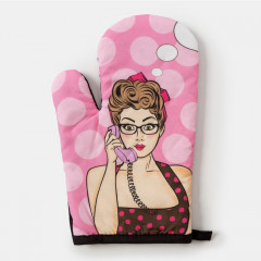 Прихватка-рукавица «Горошек» - Фото 1