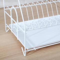 Сушилка для посуды с поддоном 2-х ярусная - Фото 2