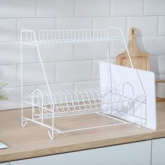 Сушилка для посуды с поддоном 2-х ярусная - Фото 3