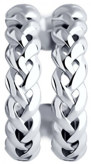 Серьга из серебра