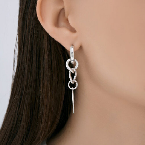 Серьга из серебра