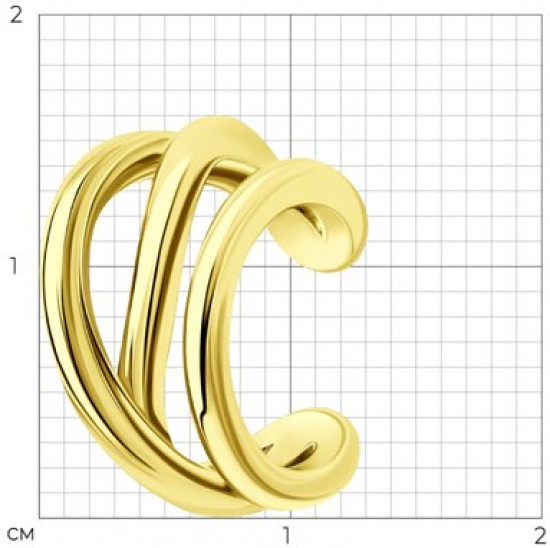 Серьга из серебра