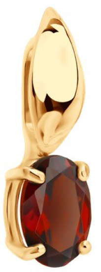 Подвеска из серебра с гранатом